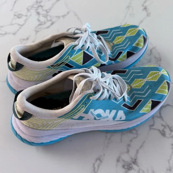 Hoka Ironman Kona Carbon X - Scuba Blue / White - Women's Size 10, Men's Size 9